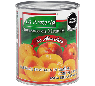 Duraznos en Mitades La Prateria 820g