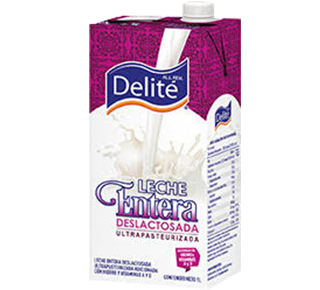 Leche Entera Deslactosada Delité 1L