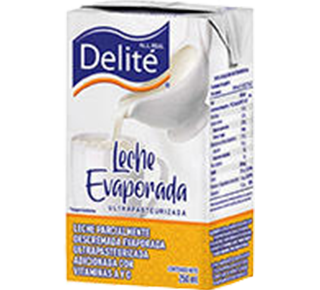 Leche Evaporada Delité 250ml