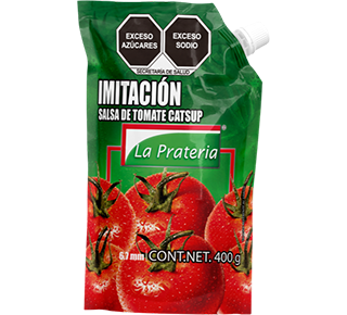 Salsa de Tomate tipo Catsup La Prateria 400g