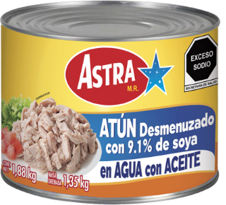 Atún en Agua con Aceite Astra 1.88Kg